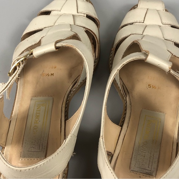 Franco Fortini Vicki Women’s Buckle Sandals Size 5.5M - Picture 12 of 12